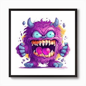 Monster Illustration Art Print