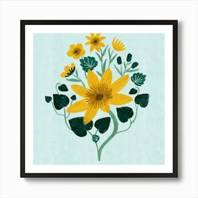 Yellow Flowers Art Print