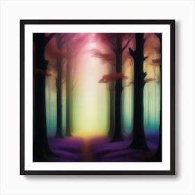 Mystical Forest Retreat 25 Art Print