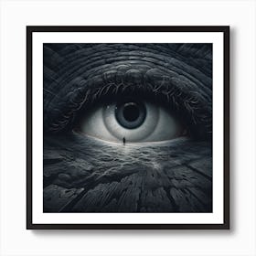 Eye Of The Wolf Art Print