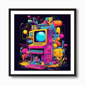 Computer Art Art Print
