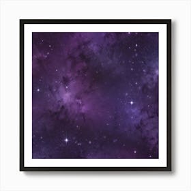 Purple Nebula 1 Art Print