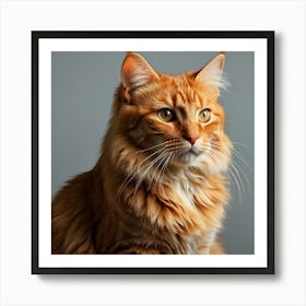 Portrait Of A Cat  Art Print