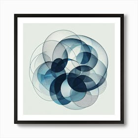 Abstract Circles 17 Art Print