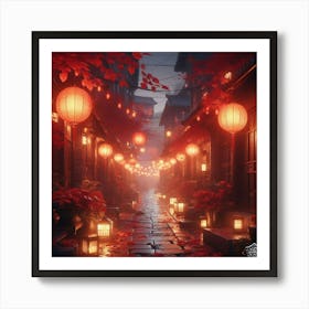 Chinese Alley Art Print