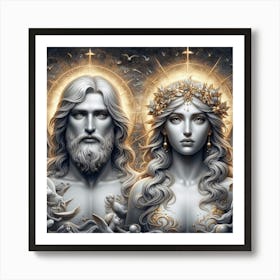 Three Gods Art Print