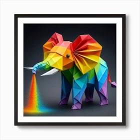 Origanmi Elephant Art Print