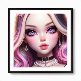 Doll Portrait 4 Art Print