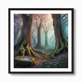 Fairy Forest 1 Art Print