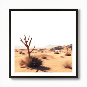 Desert - Desert Stock Videos & Royalty-Free Footage 2 Art Print