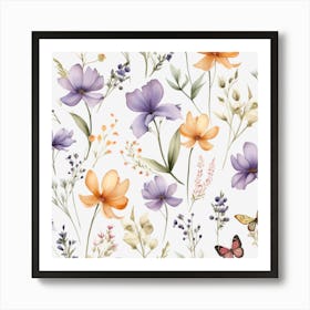 Wildflowers 4 Art Print