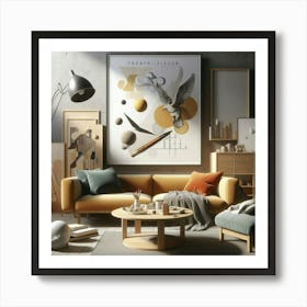 Abstract Painting For Modern Homes Art Print