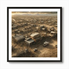 Deserted City 2 Art Print