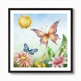 Butterflies Affiche