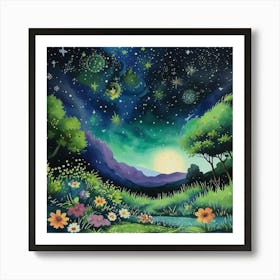 Night Sky Art Print