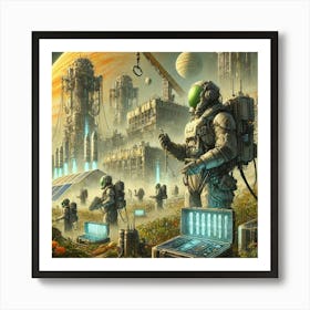 Venusian Engineers Specialization Converted Art Print