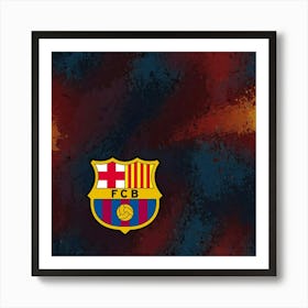 FC Barcelona Logo Wall Art 16 Art Print