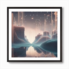 Abstract Landscape 1 Poster