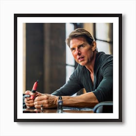 Tom Cruise 3 Art Print