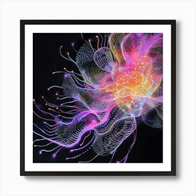 Abstract Fractals Art Print