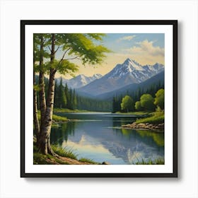 Mountain Lake 14 Art Print