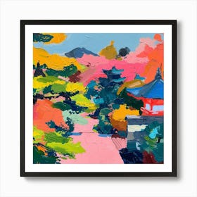 Colourful Gardens Tofuku Ji Japan 2 Art Print