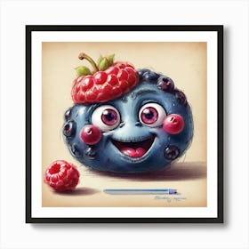 Blueberry 10 Art Print