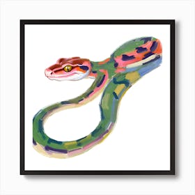 Red Tailed Boa Snake 05 Art Print
