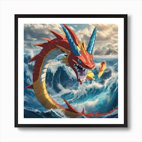 Pokemon Dragon 4 Art Print