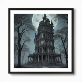 Haunted House 2 Art Print