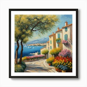 Antibes In The Spring1 Art Print