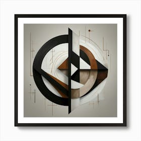 Abstract Piece That Represents Time Art Print