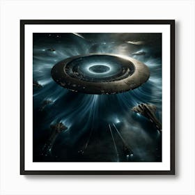 Shadow Eclipse Field Converted Art Print