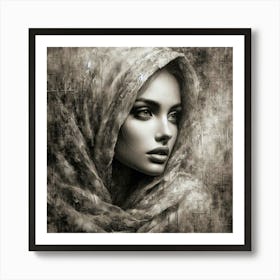 Portrait Of A Woman 54 Art Print