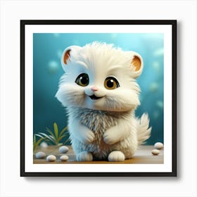 Cute Hamster 5 Art Print