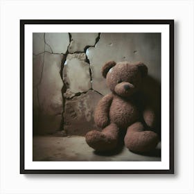 Abandoned Teddy Bear 1 Art Print