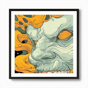 Devil'S Face Art Print