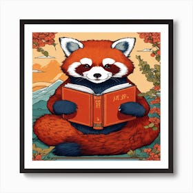 Wes Anderson Style Red Panda (1) (1) Art Print