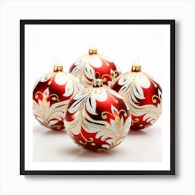 Christmas Ornaments 2 Art Print