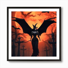 Halloween Witch Art Print