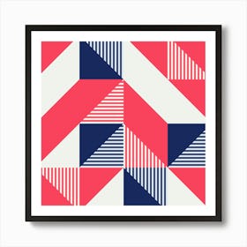 Geometric Pattern.Geometric shapes Art Print