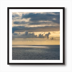 North Sea Square Art Print