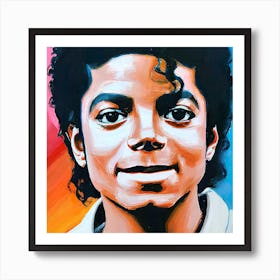 Michael Jackson Painting Art Print