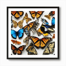 Monarch Butterflies 1 Art Print