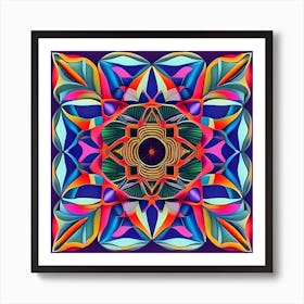 Abstract Abstract Mandala Art Print