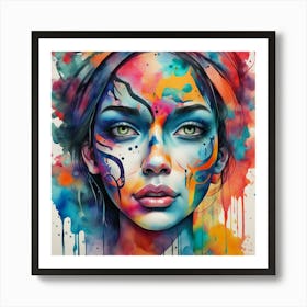 Portrait Of A Woman 51 Art Print