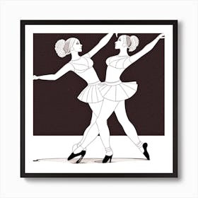 Ballet Dancers 4 Art Print
