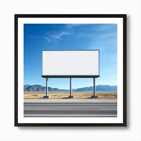 Blank Billboard 2 Art Print