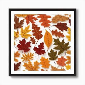 Autumn Leaves 16 Art Print