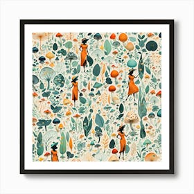 Flora And Fauna Bono Style wall Art,Art Print Art Print